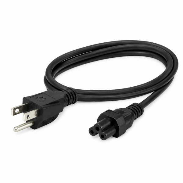 CABLE DE PODER TIPO TRÉBOL 1.5 METROS
