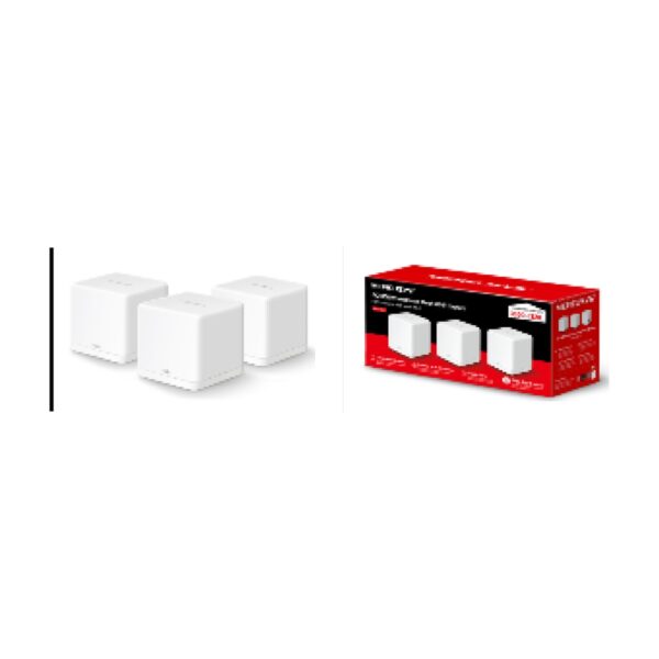 Mercusys MR-HALO H30G(3-PACK) - AC1300 Sistema Wi-Fi Mesh para todo el hogar