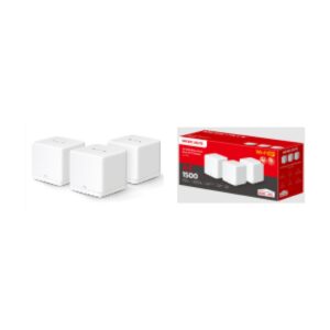 Mercusys MR-HALO H60X(3-PACK) - AX1500 Sistema Wi-Fi Mesh 6 para todo el hogar 3-pack: 1× Halo H60XR + 2× Halo H60XS