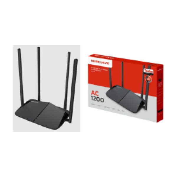 Mercusys MR-MR39-HP - AC1200 Router inalámbrico de alta potencia y doble banda