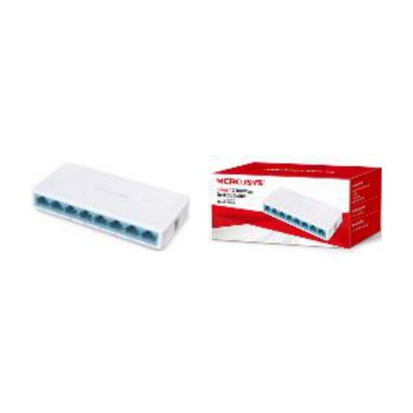 Mercusys MR-MS108 - 8-Port Switch 10/100 Mbps de escritorio