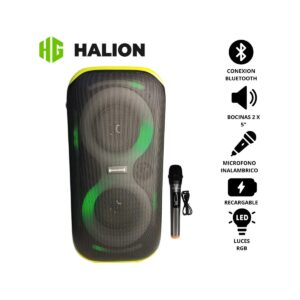 PARLANTE KASSEL K1212 DE 12 PULGADAS CON MICRÓFONO INALÁMBRICO