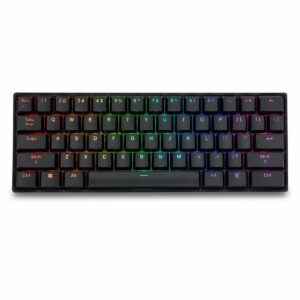 TECLADO MECÁNICO HALION COMANCHE KM201 62 TECLAS