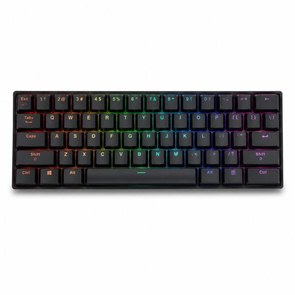 TECLADO MECÁNICO HALION COMANCHE KM201 62 TECLAS