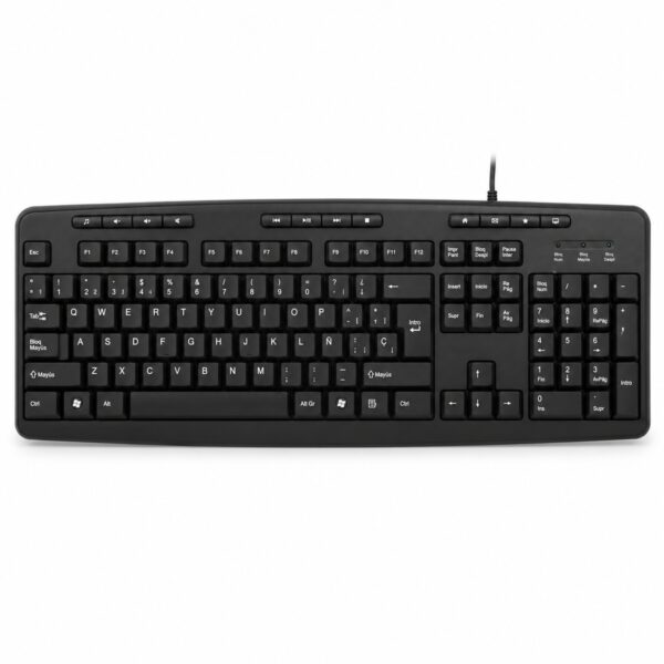 TECLADO MULTIMEDIA XTECH XTK-160S EN ESPAÑOL