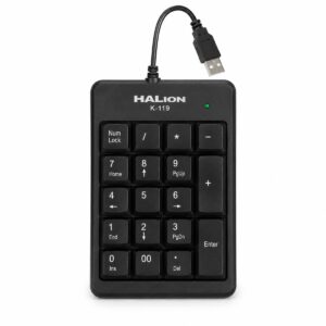 TECLADO NUMÉRICO HALION K-119 USB