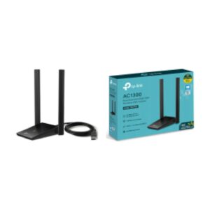 TP-Link Adaptador USB TL-ARCHER T4U PLUS - AC1300 de alta ganancia Dual Band adaptador Wi-Fi USB