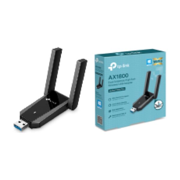 TP-Link Adaptador USB TL-ARCHER TX30U PLUS - AX1800 Dual Antennas de alta ganancia adaptador inalámbrico USB