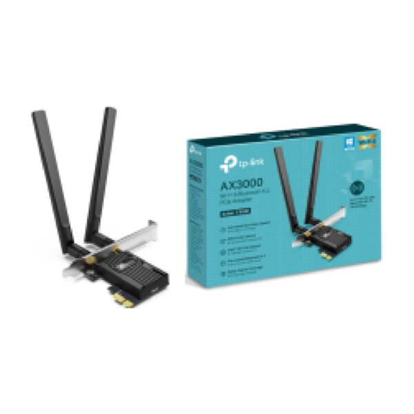 TP-Link Adaptador PCI Express TL-ARCHER TX55E - AX3000 Dual Band Wi-Fi 6 Bluetooth PCI Express Adapter