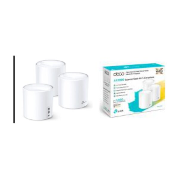 TP-Link Sistema Mesh TL-DECO X20 (3-PACK) - AX1800 sistema Wi-Fi 6 Mesh para todo el hogar