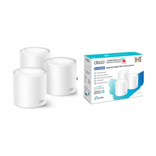 TP-Link Sistema Mesh TL-DECO X50 (3-PACK) - AX3000 sistema Wi-Fi 6 Mesh para todo el hogar