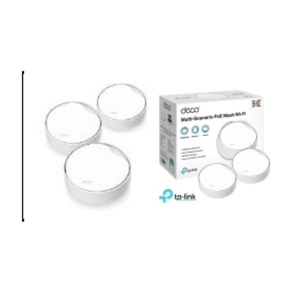 TP-Link Sistema Mesh TL-DECO X50 POE (3-PACK) - AX3000 sistema Wi-Fi 6 Mesh para todo el hogar with PoE