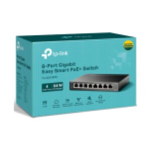 TP-Link Switch TL-SG108PE - 8-Port Gigabit Easy Smart Switch with 4-Port PoE+