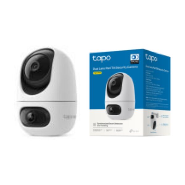 TP-Link Tapo C245D - Cámara de seguridad de doble lente Pan/Tilt