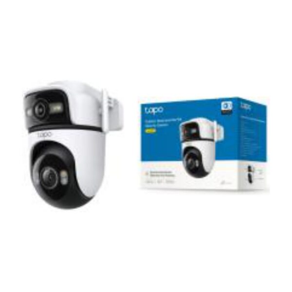 TP-Link Tapo C545D - Cámara de seguridad exterior de doble lente Pan/Tilt